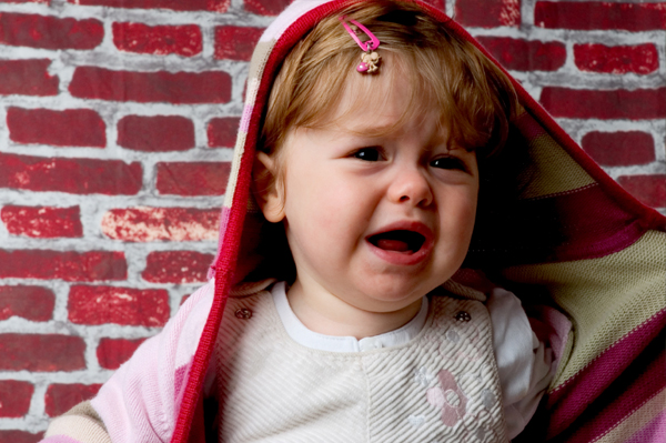 Toddler having a tantrum