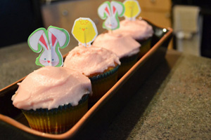 Light vanilla funfetti cupcakes