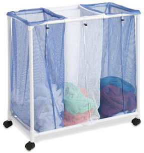 Honey-Can-Do 3-Bag Mesh Laundry Sorter