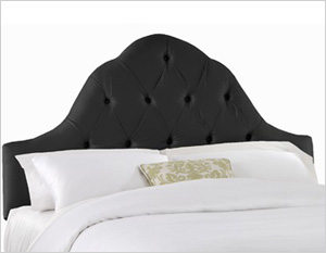 Tufted high arch headboard
