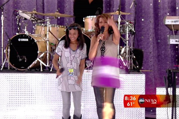 Bobbi Kristina Brown and Whitney Houston
