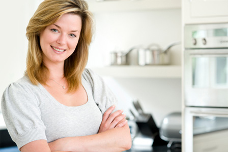 Woman in kitchen