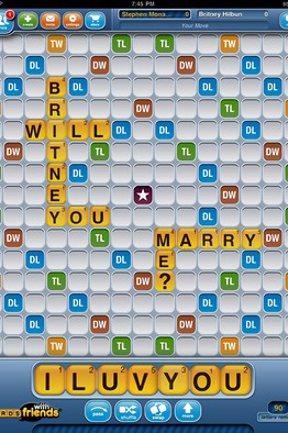 Words with Friends -- proposal