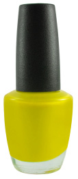 Yellow nail polish