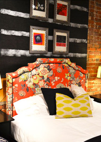 Neon headboard