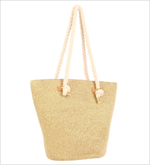 paper straw rope tote by Magid i