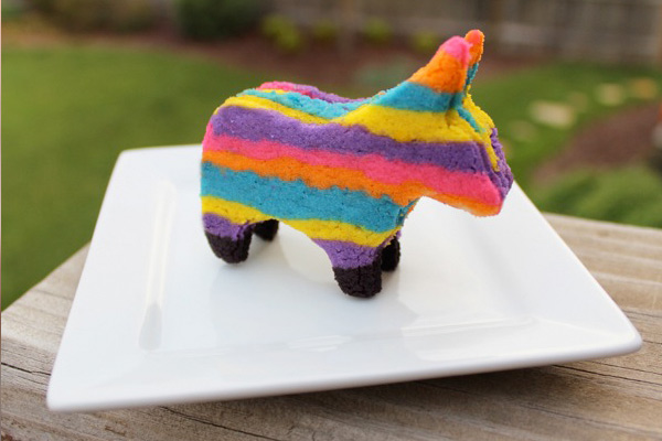 Final product: pinata sugar cookie!