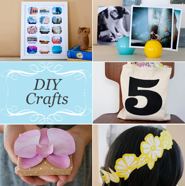 DIY gift ideas - photo collage, photo display ball, lucky number tote 