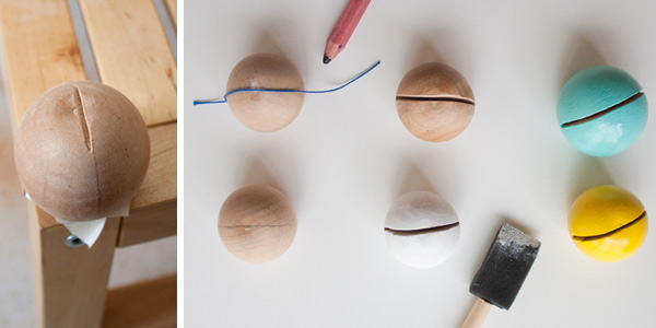 DIY craft tutorial: photo display balls step 1