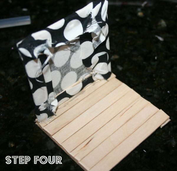 Popsicle stick house step 4