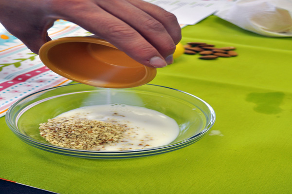 almond lemon facial cleanser