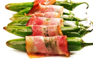 Bacon Wrapped Jalapeno Poppers