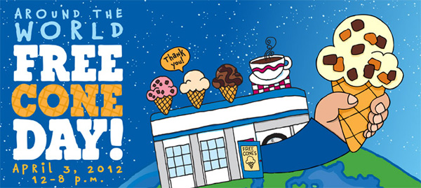 Ben and Jerry's cone day