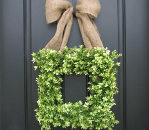 Boxwood wreath