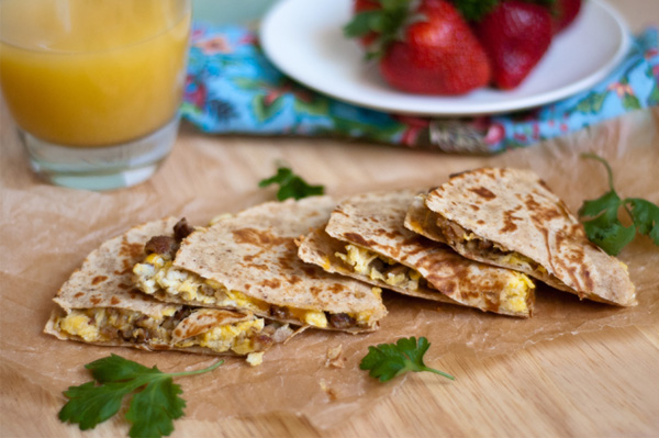 Breakfast quesidilla