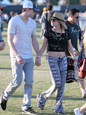 Emma Roberts and Chord Overstreet
