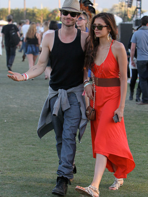 Nina Dobrev and Ian Somerhalder
