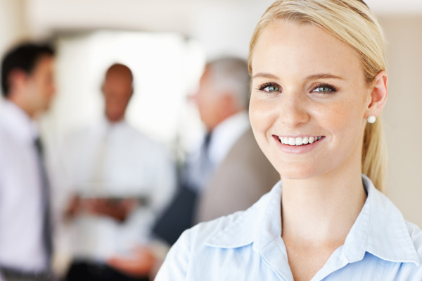 Confident business woman