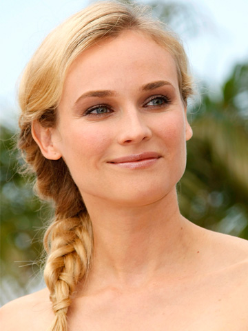 Diane Kruger with fishtal braid