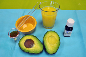 Exfoliate dry skin