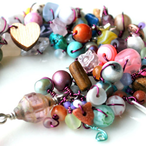 Beaded Easter bracelet