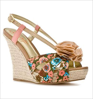 Floral shoes