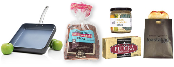 Grilled cheese sandwich supplies