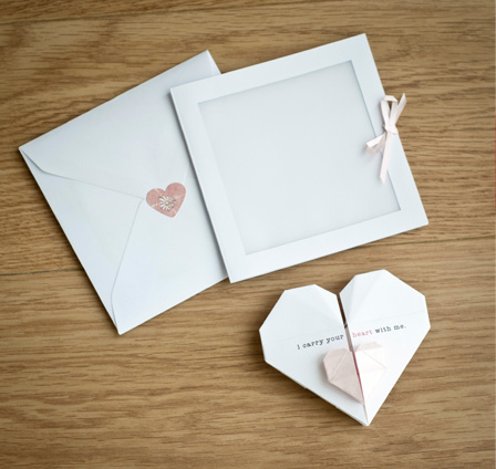 Handmade wedding invites