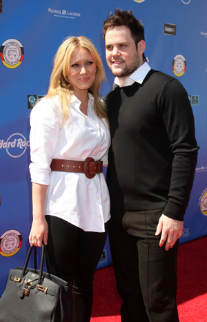 Hilary Duff and Mike Comrie