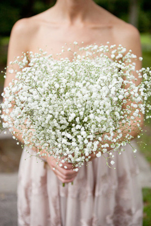 Wedding baby's breath flowers