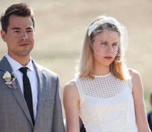 Wedding dress trends -- illusion neckline