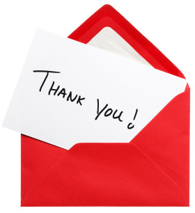 Thank you card