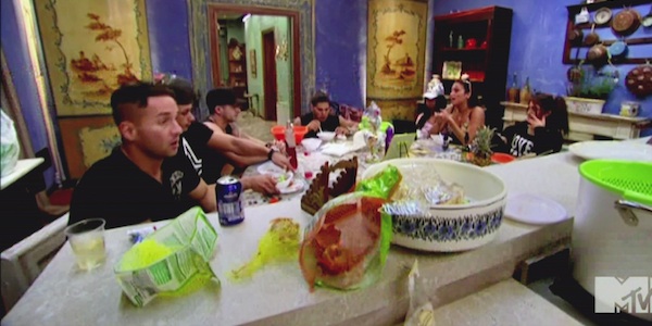 Jersey Shore house is totally trashed.