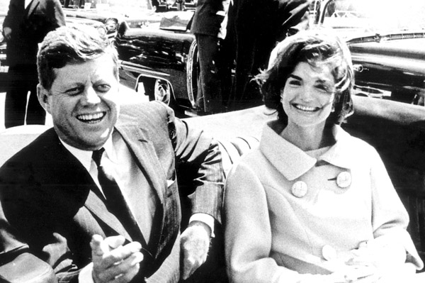 John F Kennedy and Jackie Kennedy