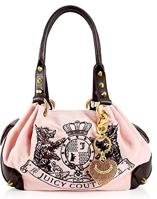 Juicy Couture New Scottie Embroidery Baby Fluffy Bag