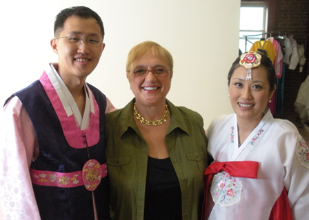 Lidia Bastianich at Korean wedding