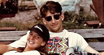Michael and Sarah at camp