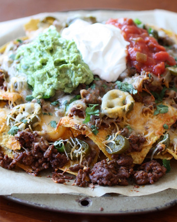 Mile high nachos
