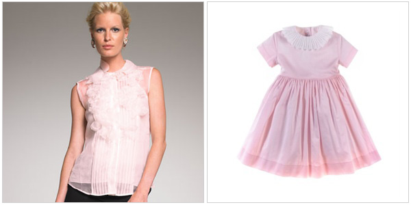 Look prescious and pink in Oscar De La Renta
