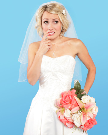 Nervous bride