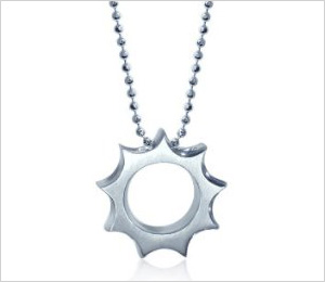Alex Woo Little Seasons Sun Pendant