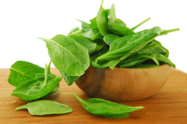 Bowl of spinach