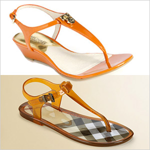 Tangerine shoes