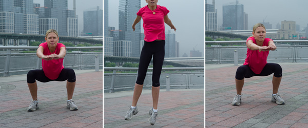 Side to Side Jump Squats