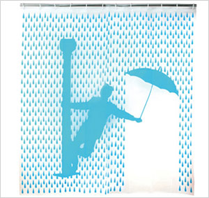PVC-free shower curtain