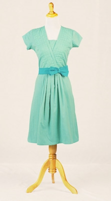urquoise cotton frock 