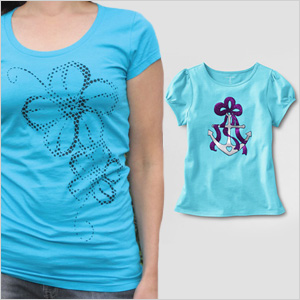 Turquoise tees