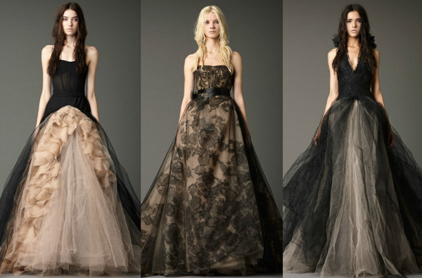 Black wedding dresses It's all the rage this season or so some designers