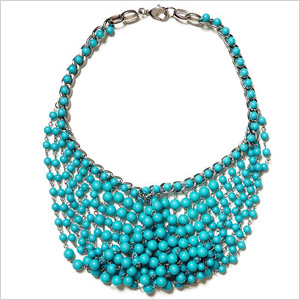 Beaded maze necklace