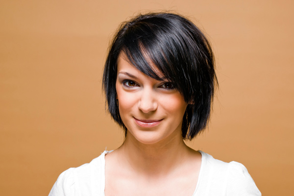 woman with black hair